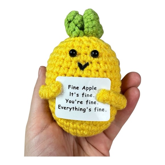 Fineapple Crochet Pineapple it’s Fine you’re fine everything’s fine - Picture 4 of 7